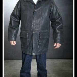 Men's Black Leather Jacket